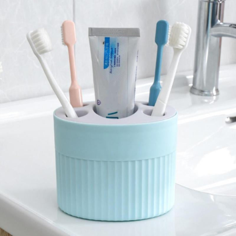 Toothbrush Holder, Household Toothbrush Storage Box, Multifunctional Toothpaste Toothbrush Container, Desktop Makeup Brush Holder