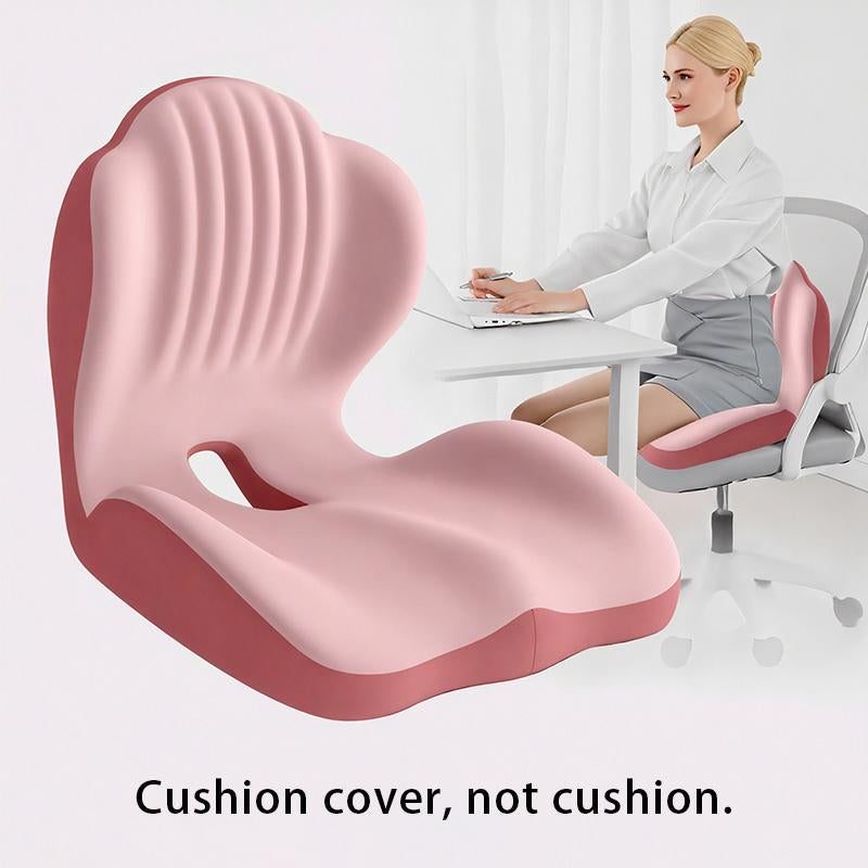 Anti-Slip Memory Foam Seat Cushion, Office and Driving Back Support Cushion, Ergonomic Design, Helps Relieve Body Support Pressure, Priced under $50.