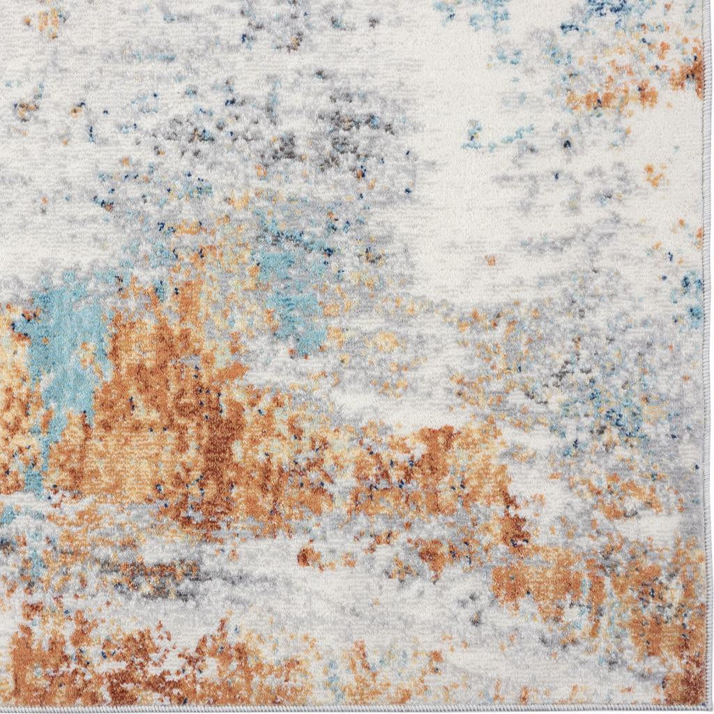 Kingsbury Abstract Area Rug Multicolor 5X7