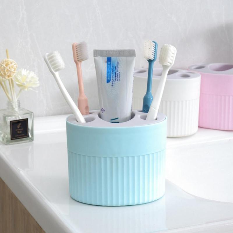 Toothbrush Holder, Household Toothbrush Storage Box, Multifunctional Toothpaste Toothbrush Container, Desktop Makeup Brush Holder