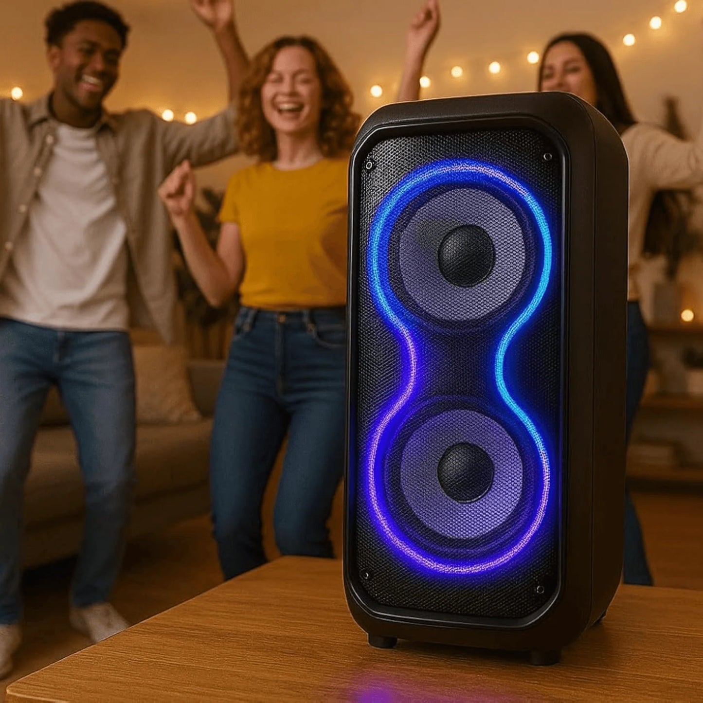 IQ Sound 2X4-Inch High Efficiency Bluetooth Speaker System