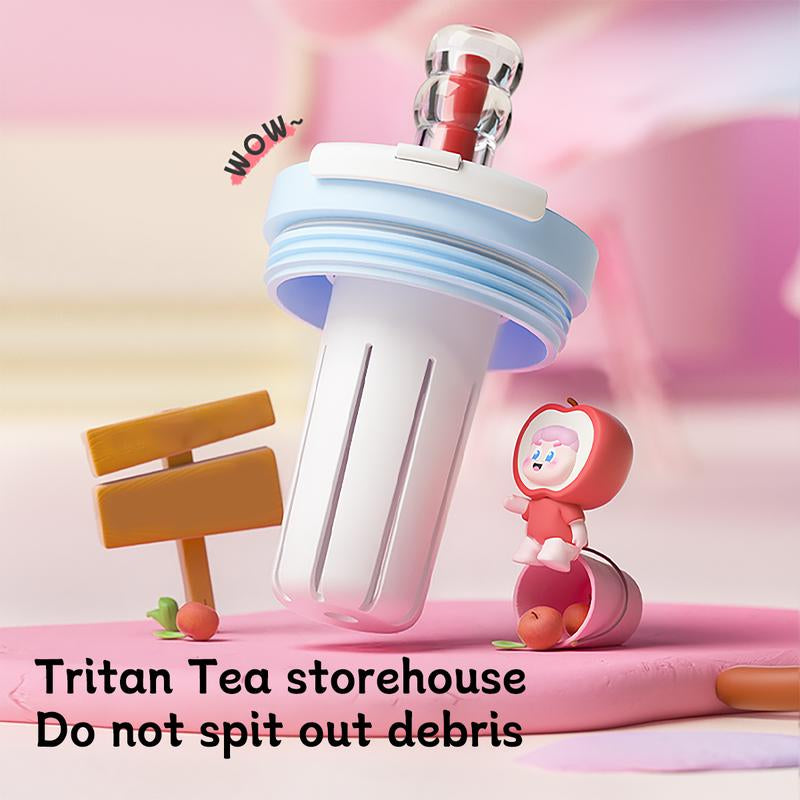 Bablov 42Oz 316L Stainless Steel Cartoon Pattern Water Cup with Handle---Leak-Proof Thermos Cup, Cute and Suitable for Children, Teenagers, and Adults