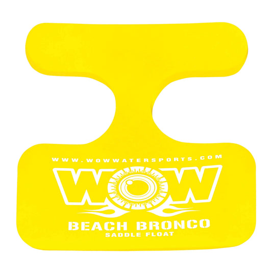 WOW Watersports Beach Bronco for 1 Person 220Ibs or 99Kg Maximum Capacity - Yellow