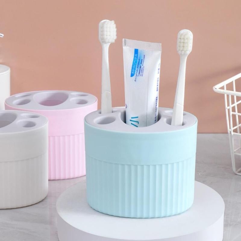 Toothbrush Holder, Household Toothbrush Storage Box, Multifunctional Toothpaste Toothbrush Container, Desktop Makeup Brush Holder