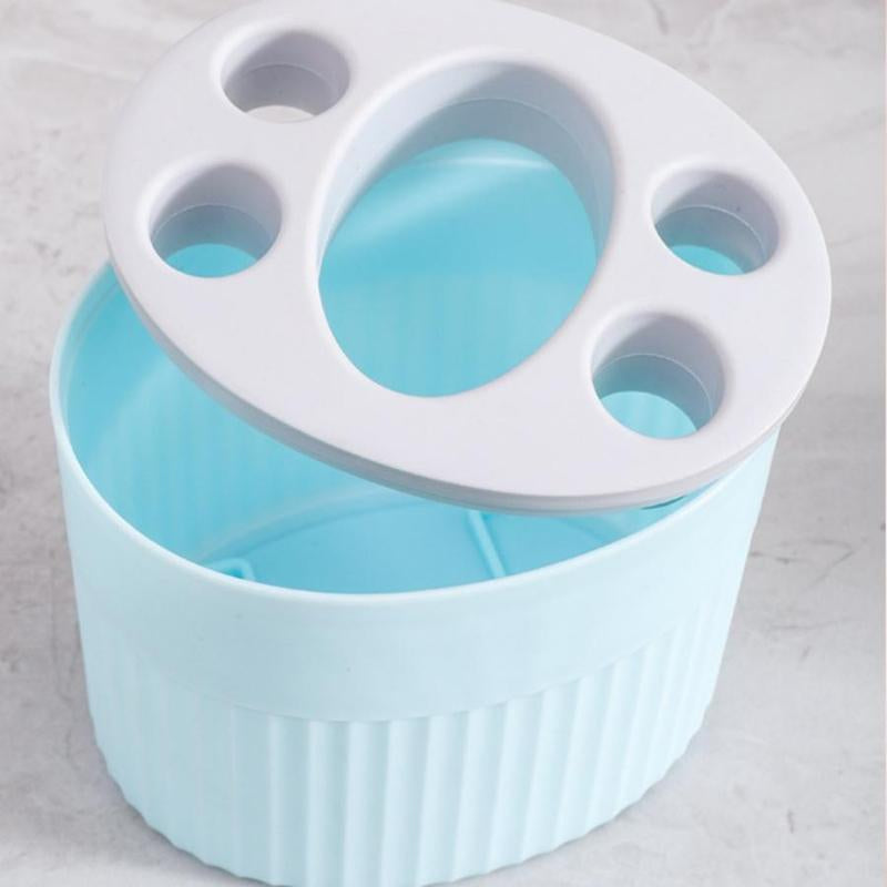Toothbrush Holder, Household Toothbrush Storage Box, Multifunctional Toothpaste Toothbrush Container, Desktop Makeup Brush Holder