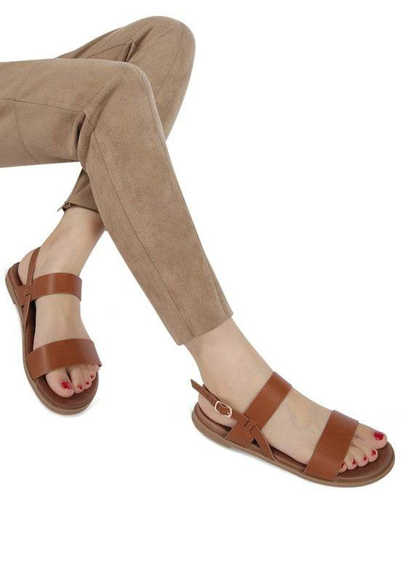Miya Strappy Slingback Flat Sandal