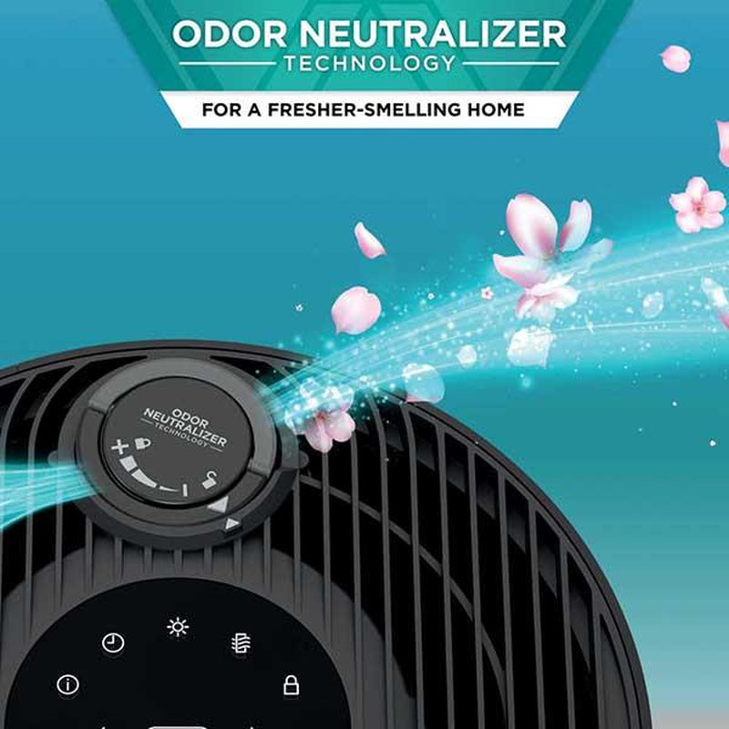 Shark Neverchange Air Purifier HP152 HEPA Filtration Odor Neutralizer Technology for up to 650 Sq Ft Home Purification