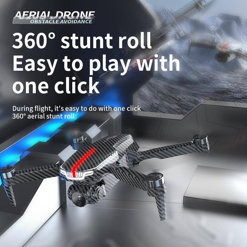 Aerial Drone 2025 C13S Pro GPS Drone 4K UHD EIS Camera 5G Wifi FPV Brushless Motors Optical Flow Obstacle Avoidance Auto Return 360° Stunt Roll Easy Play One Click