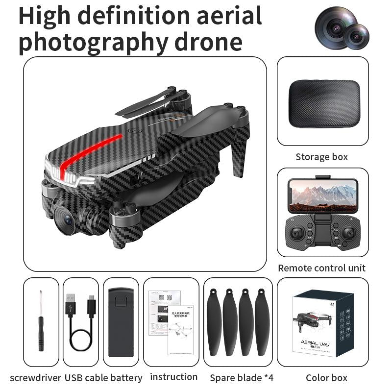 Aerial Drone 2025 C13S Pro GPS Drone 4K UHD EIS Camera 5G Wifi FPV Brushless Motors Optical Flow Obstacle Avoidance Auto Return 360° Stunt Roll Easy Play One Click