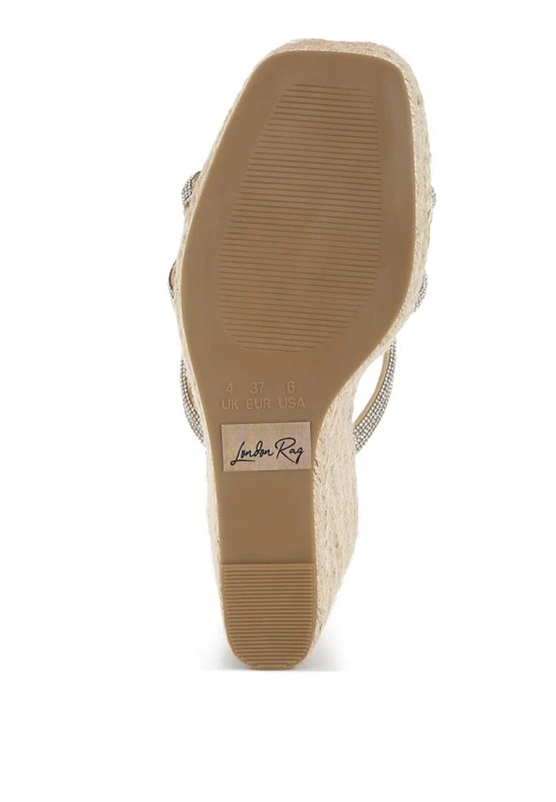 Enocha Rhinestones Embellished Espadrilles