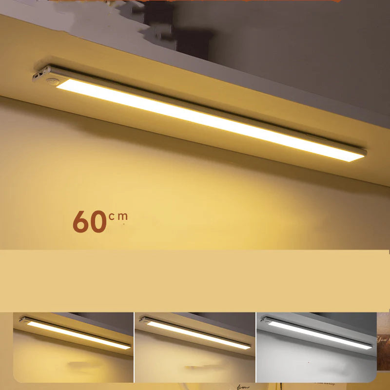Wireless LED Stick-On Motion Sensor Charging Shoe Closet Light Bar
