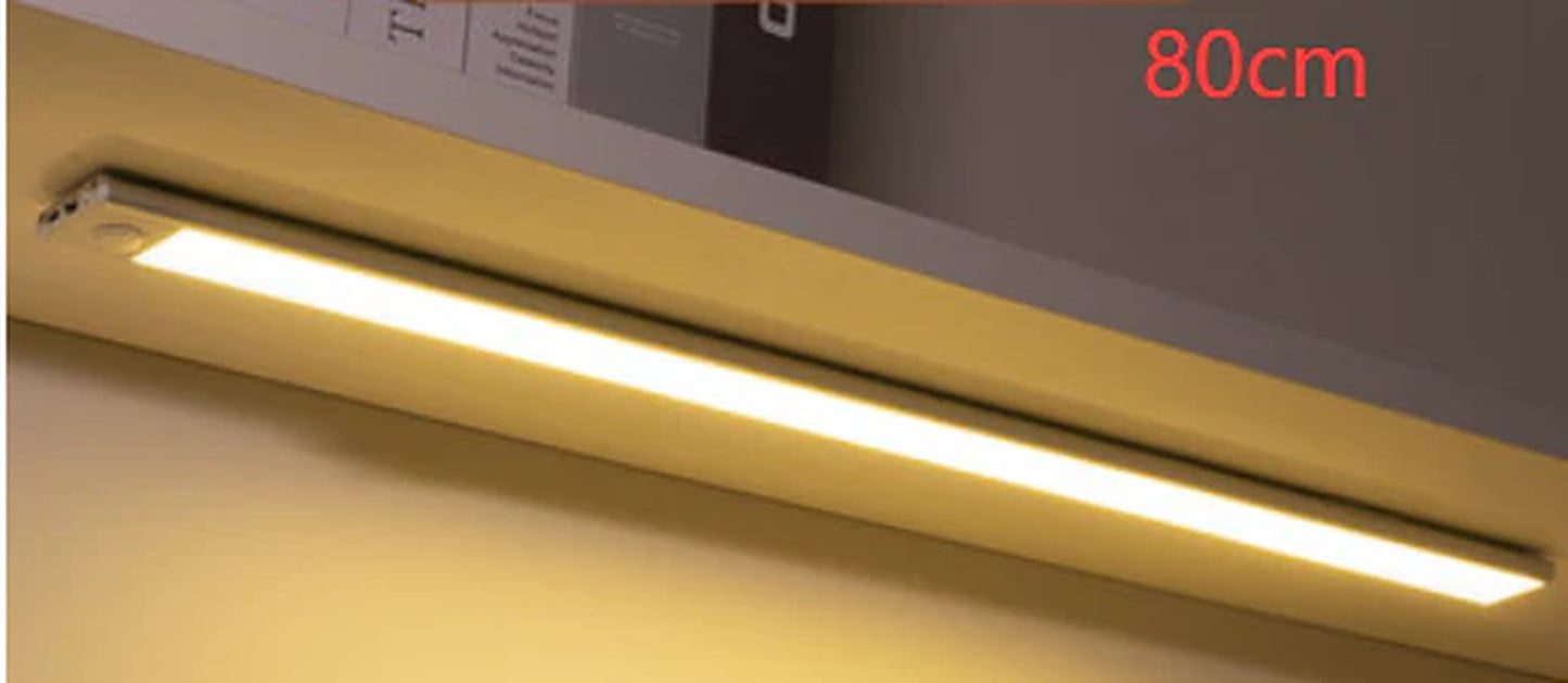 Wireless LED Stick-On Motion Sensor Charging Shoe Closet Light Bar