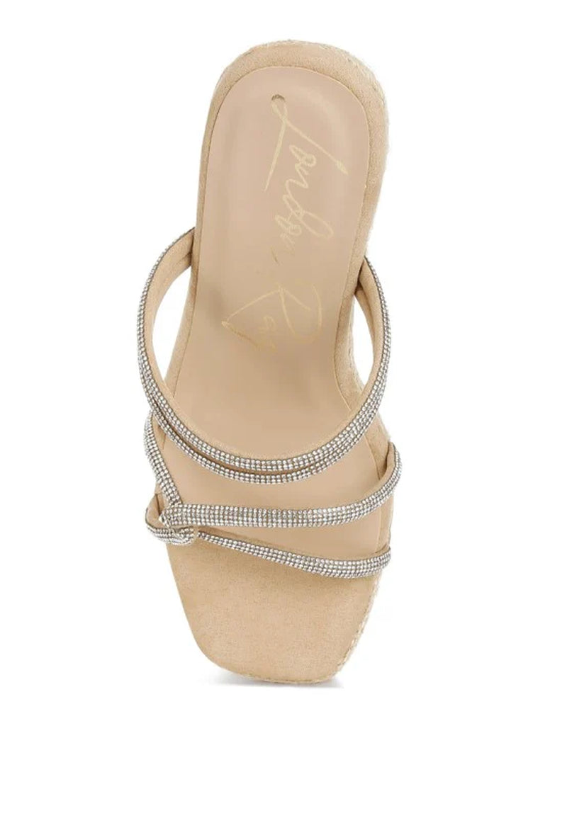 Enocha Rhinestones Embellished Espadrilles