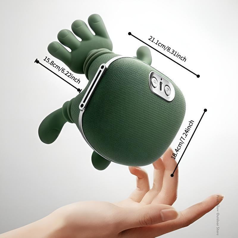 Master Hand Shoulder and Neck Massager Cervical Spine Massager Trapezius Neck Massager Hot Compress Electric Cervical N7-Green with Advanced Kneading Technology for Deep Muscle Relaxation