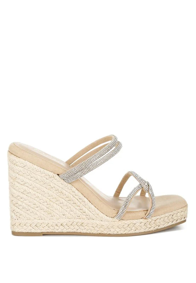 Enocha Rhinestones Embellished Espadrilles