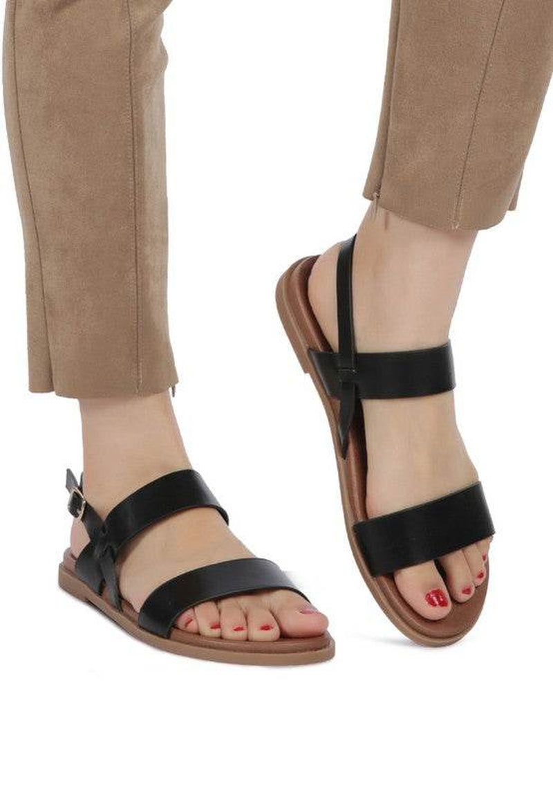 Miya Strappy Slingback Flat Sandal