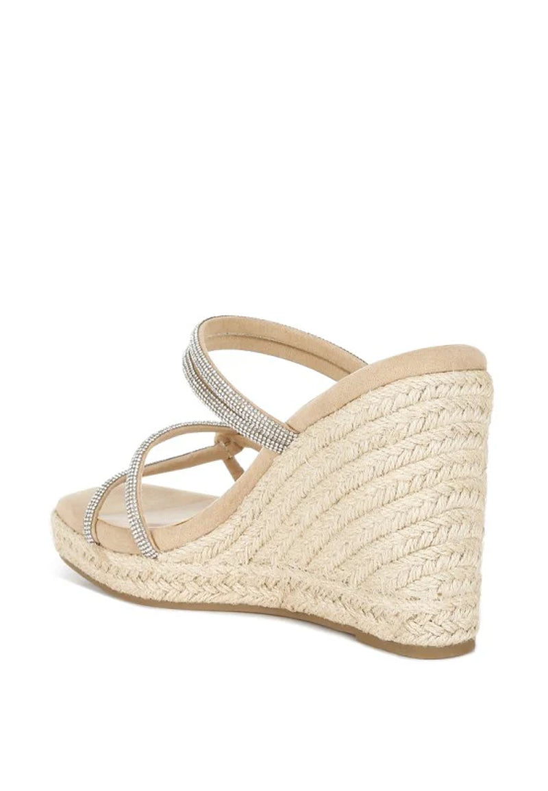 Enocha Rhinestones Embellished Espadrilles