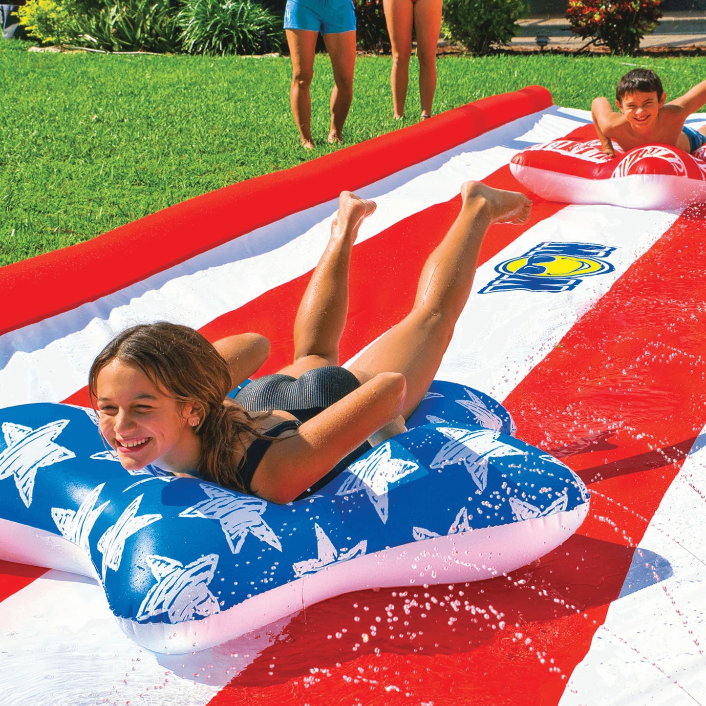 WOW Watersports Americana Stars & Stripes Giant 40Ft Backyard Super Slide