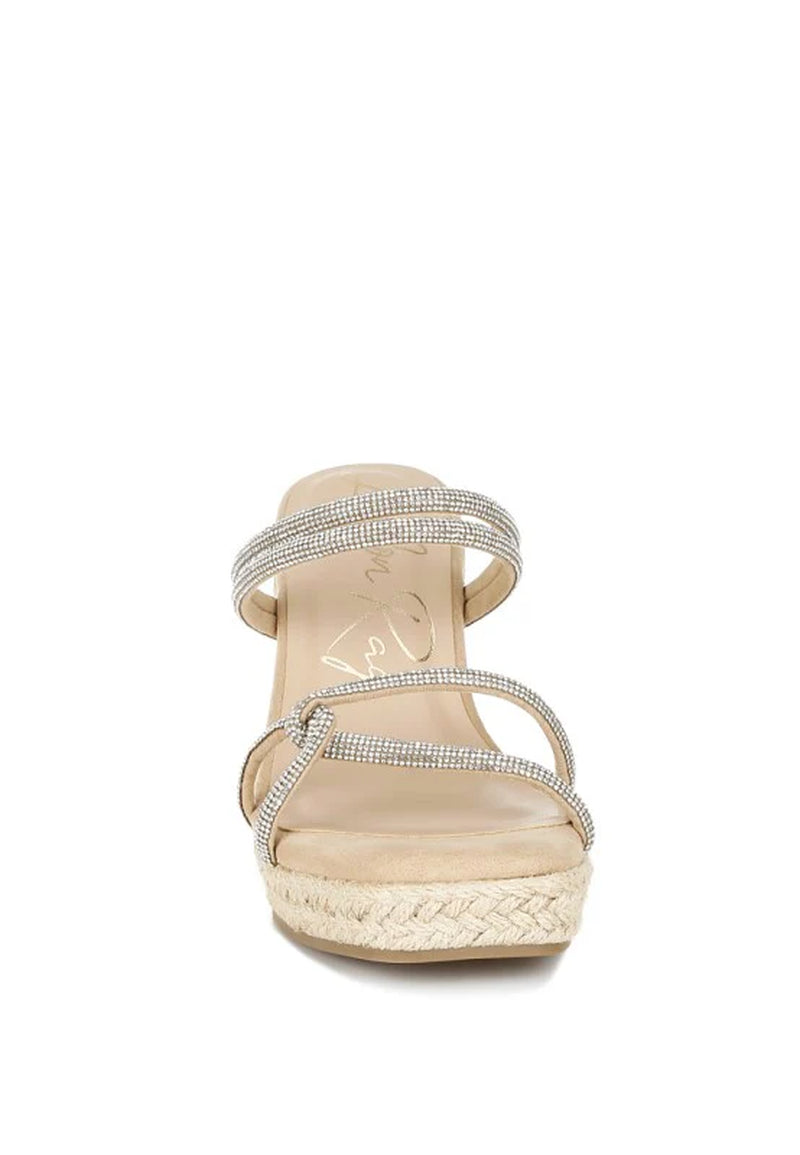 Enocha Rhinestones Embellished Espadrilles