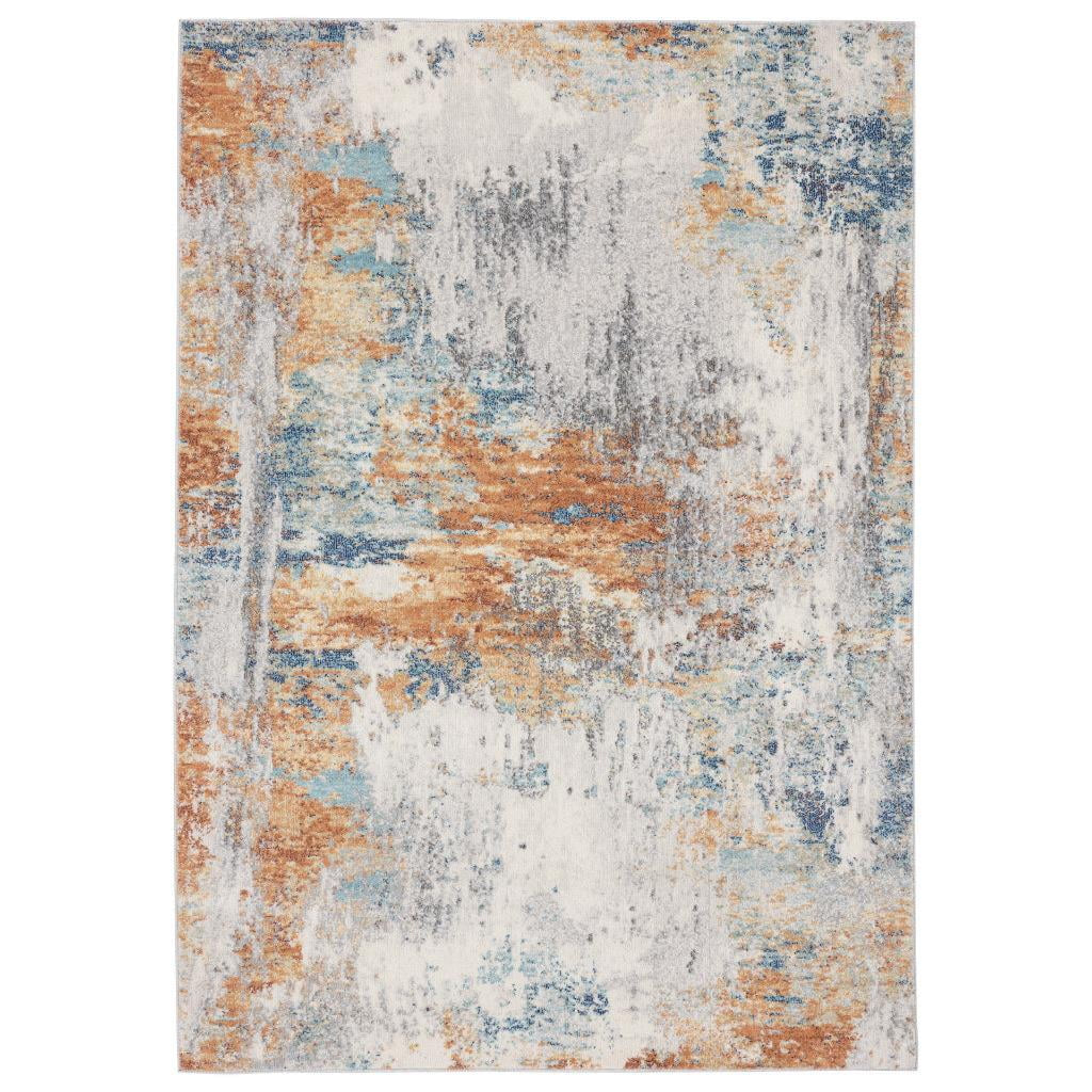 Kingsbury Abstract Area Rug Multicolor 5X7