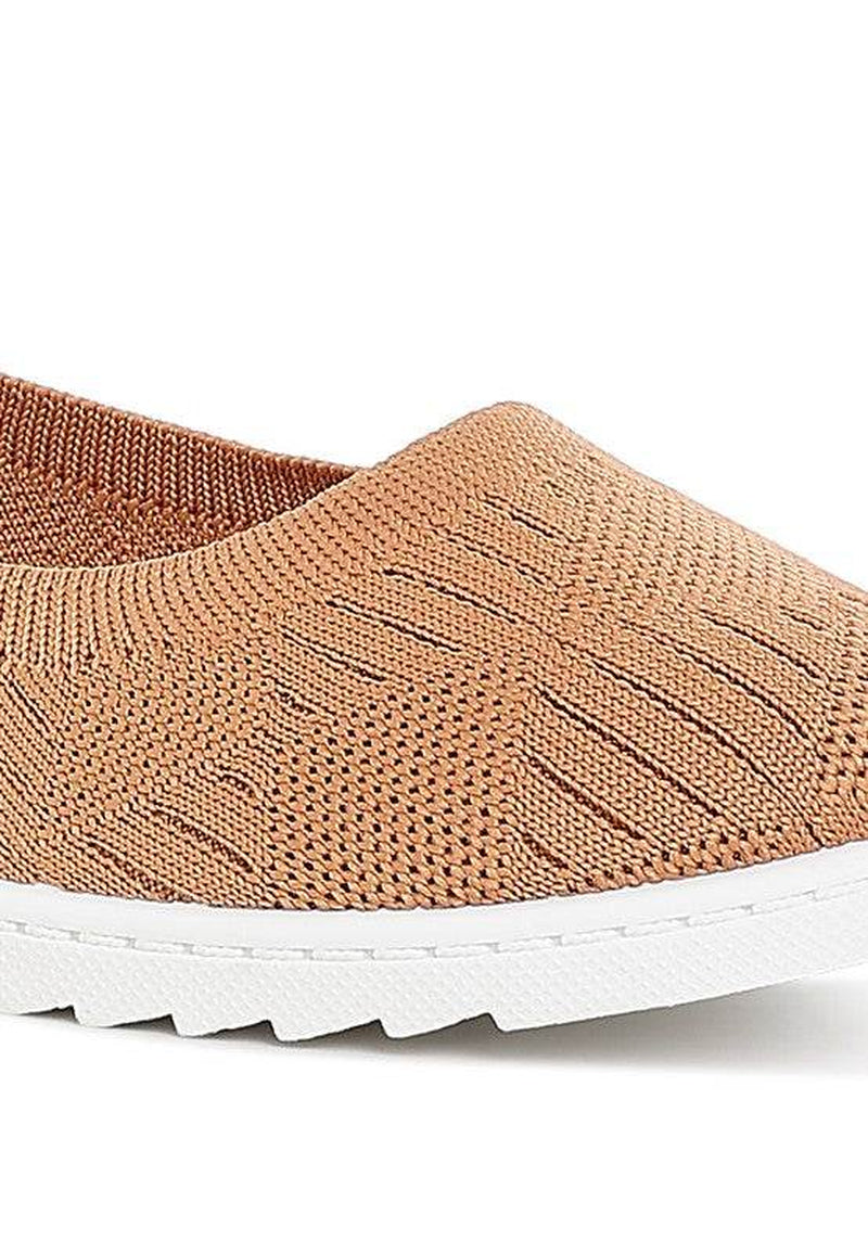 Lubna Knitted Flat Ballet Flats