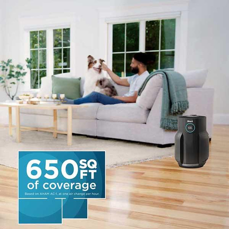 Shark Neverchange Air Purifier HP152 HEPA Filtration Odor Neutralizer Technology for up to 650 Sq Ft Home Purification