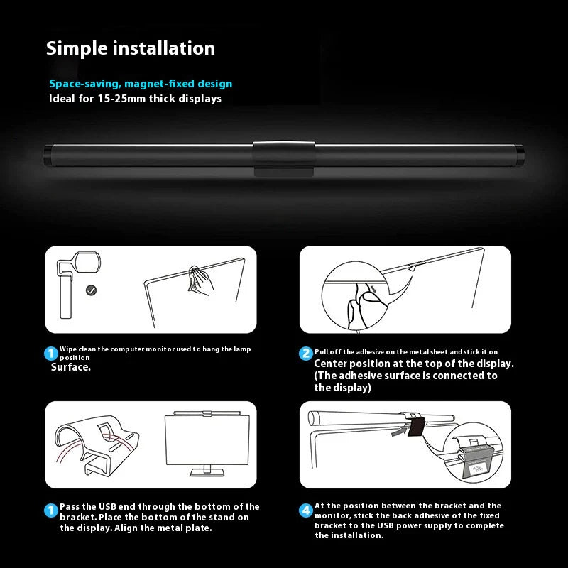 Magnetic Hanging Touch Light Screen