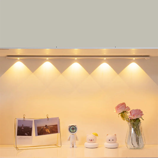 Wireless LED Stick-On Motion Sensor Charging Shoe Closet Light Bar