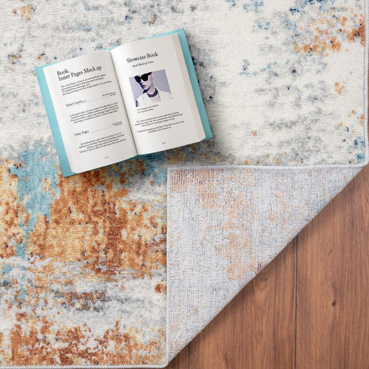 Kingsbury Abstract Area Rug Multicolor 5X7