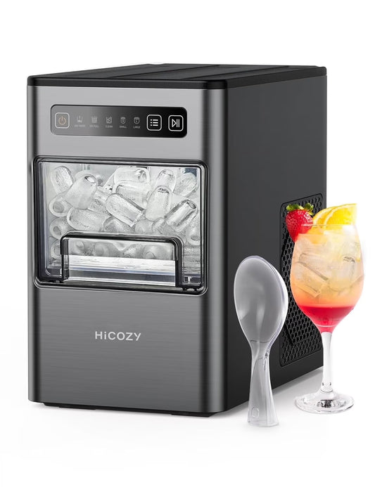 Ice Maker Portable Countertop, Ice Machine Countertop Ice in 6 Mins, 24 Lbs/Day, Icemaker with Ice Scoop, for Gifts