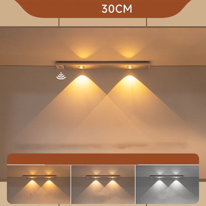 Wireless LED Stick-On Motion Sensor Charging Shoe Closet Light Bar