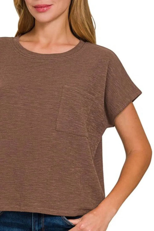 Zenana round Neck Short Sleeve T-Shirt