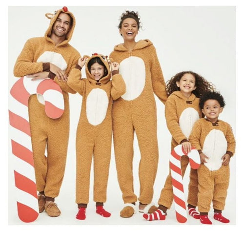 Women'S Christmas Matching Family Pajamas Union Suit