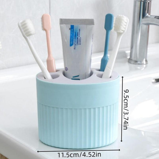 Toothbrush Holder, Household Toothbrush Storage Box, Multifunctional Toothpaste Toothbrush Container, Desktop Makeup Brush Holder