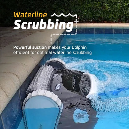 Dolphin Explorer E30 Wi-Fi Robotic Pool Vacuum Cleaner up to 50 FT - Transport Bundle with Caddy