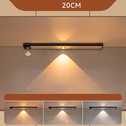 Wireless LED Stick-On Motion Sensor Charging Shoe Closet Light Bar
