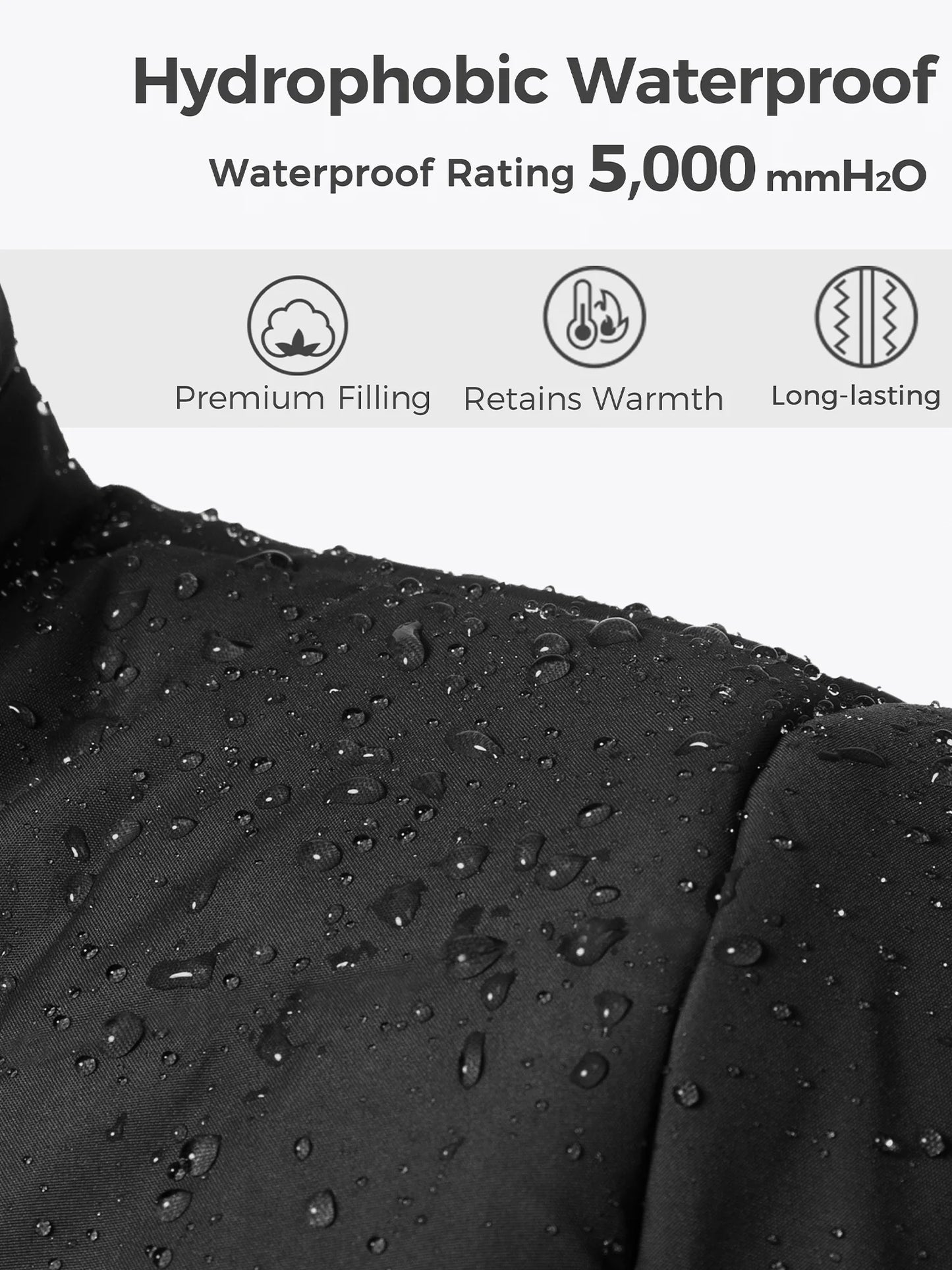 Women'S plus Size Recycled Winter Coat Quilted Waterproof Winter Jacket Hooded Puffer Jacket Black 3X-Large Big