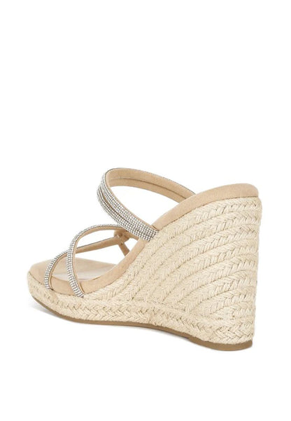 Enocha Rhinestones Embellished Espadrilles