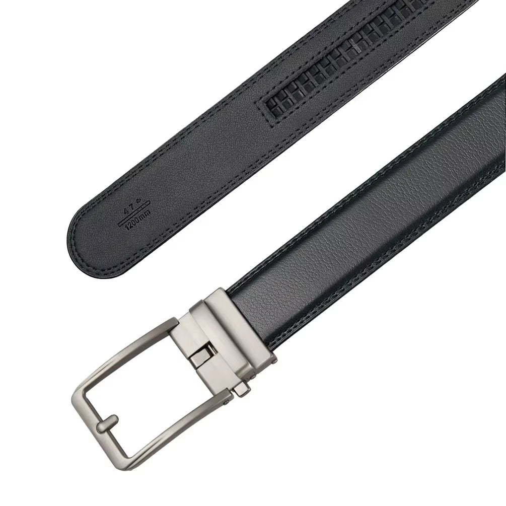 Click Belts for Men Luxury Brand Designer Fashion Automatic Buckle Genuine Leather Men'S Jeans High Quality Waist Male Strap